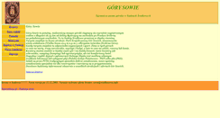 Desktop Screenshot of gorysowie.info