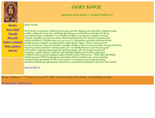 Tablet Screenshot of gorysowie.info