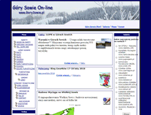 Tablet Screenshot of gorysowie.pl